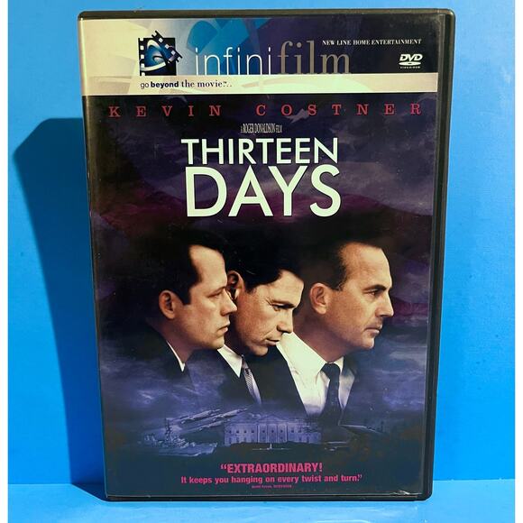 Thirteen Days (DVD, 2001, InfiniFilm Edition) Historical Drama JFK Cuba Crisis - Picture 1 of 6